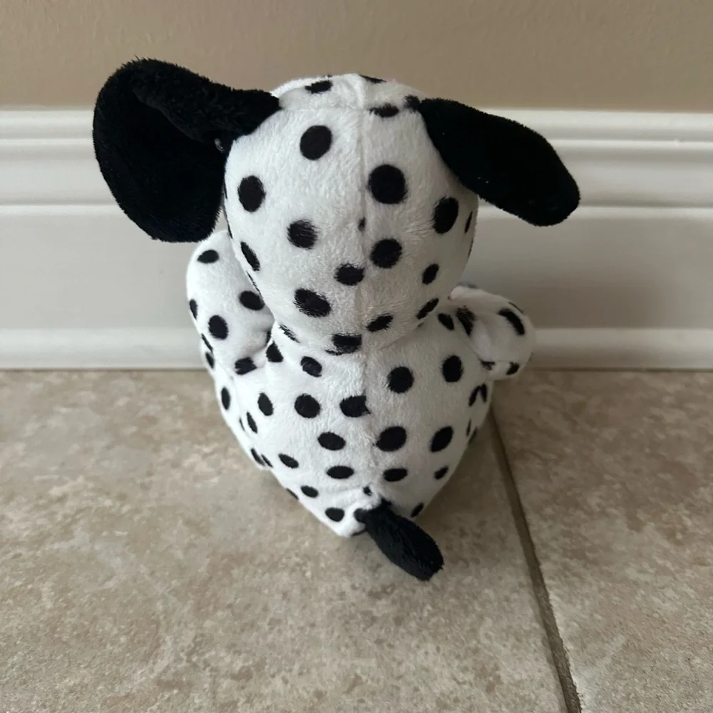 Plush Dalmatian Dog with Red Heart - Picture 4 of 4